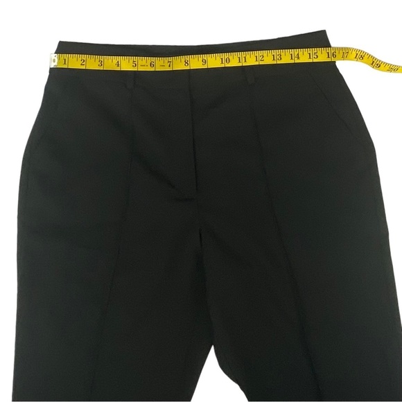 Asos Design Women’s Black Cropped High-Rise Pants, Front Seam, EUC, Size 14 - Picture 10 of 14